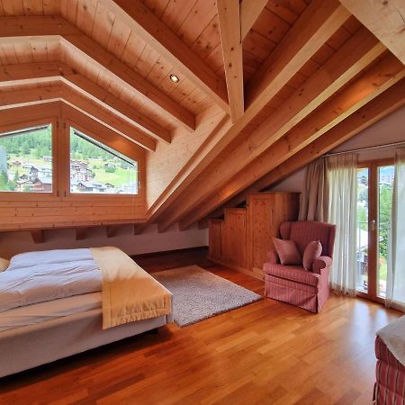 Chalet Haus Perla Saas-Fee Buitenkant foto