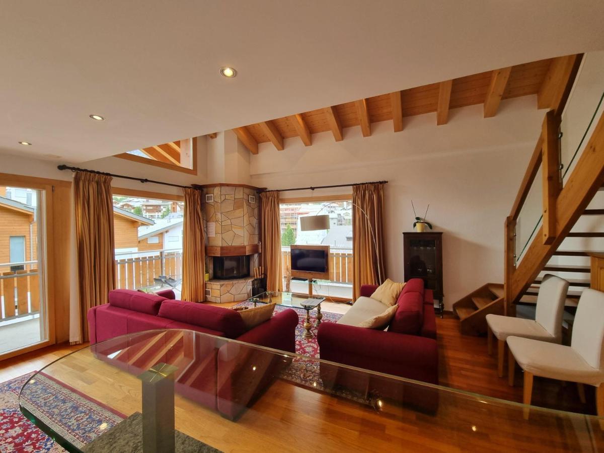 Chalet Haus Perla Saas-Fee Buitenkant foto