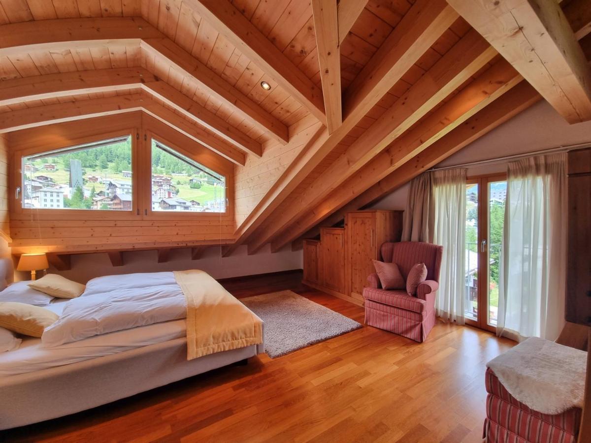 Chalet Haus Perla Saas-Fee Buitenkant foto