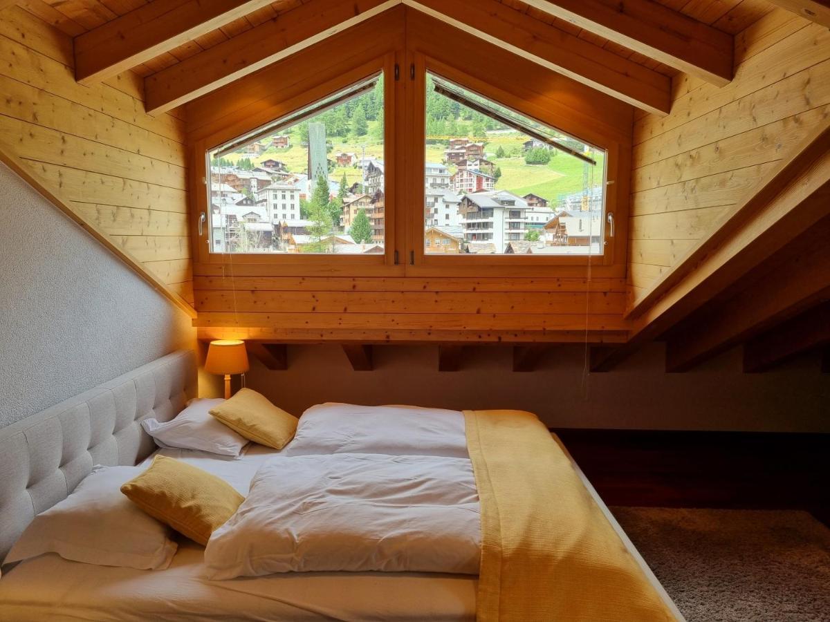 Chalet Haus Perla Saas-Fee Buitenkant foto